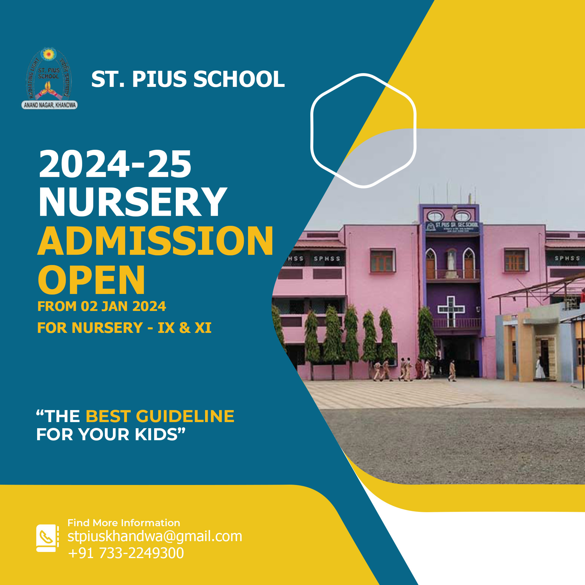 St.Pius Senior Secondary School, Khandwa